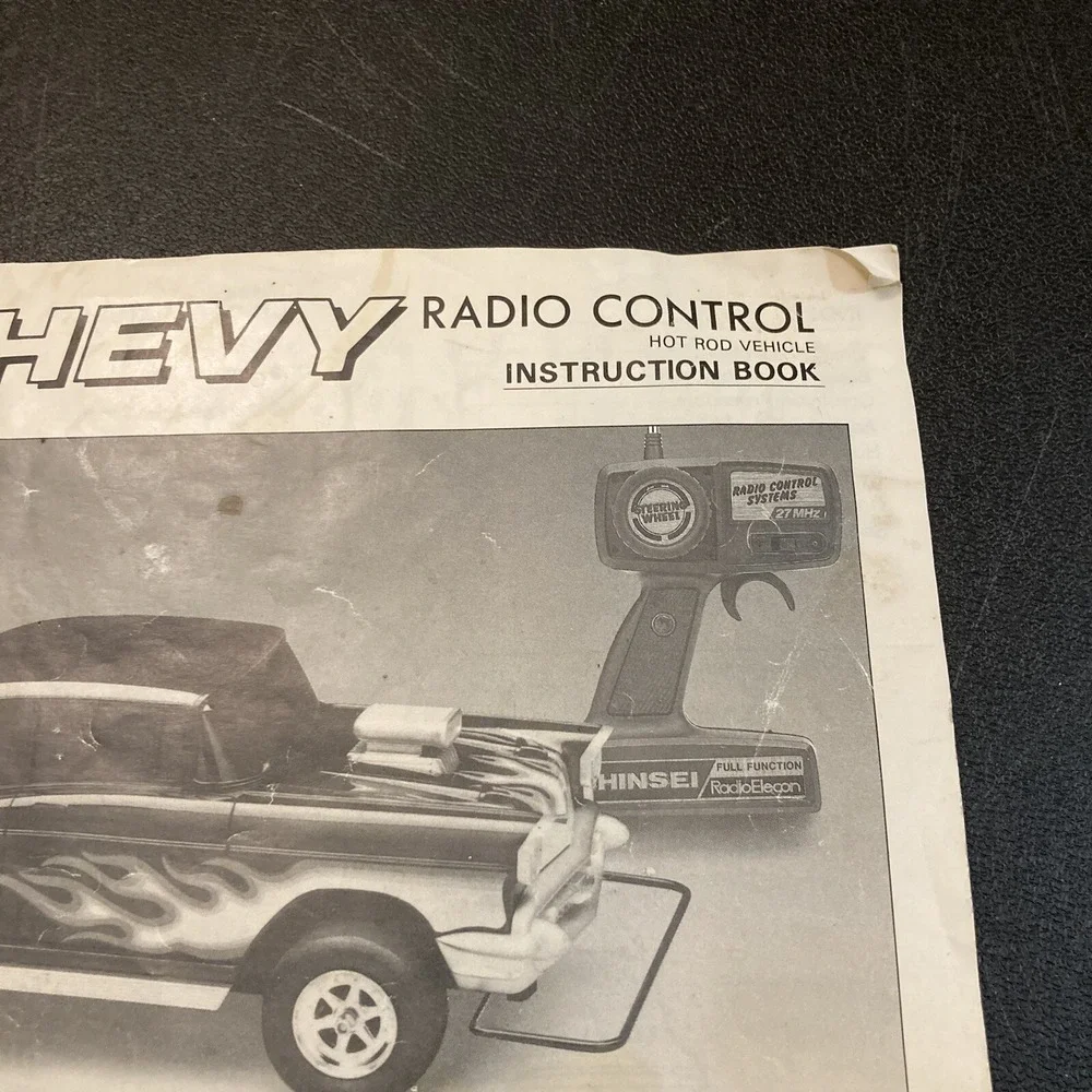 RadioElecon‎ 57 Chevy Radio Control Hot Rod Remote Control RC Instruction Book